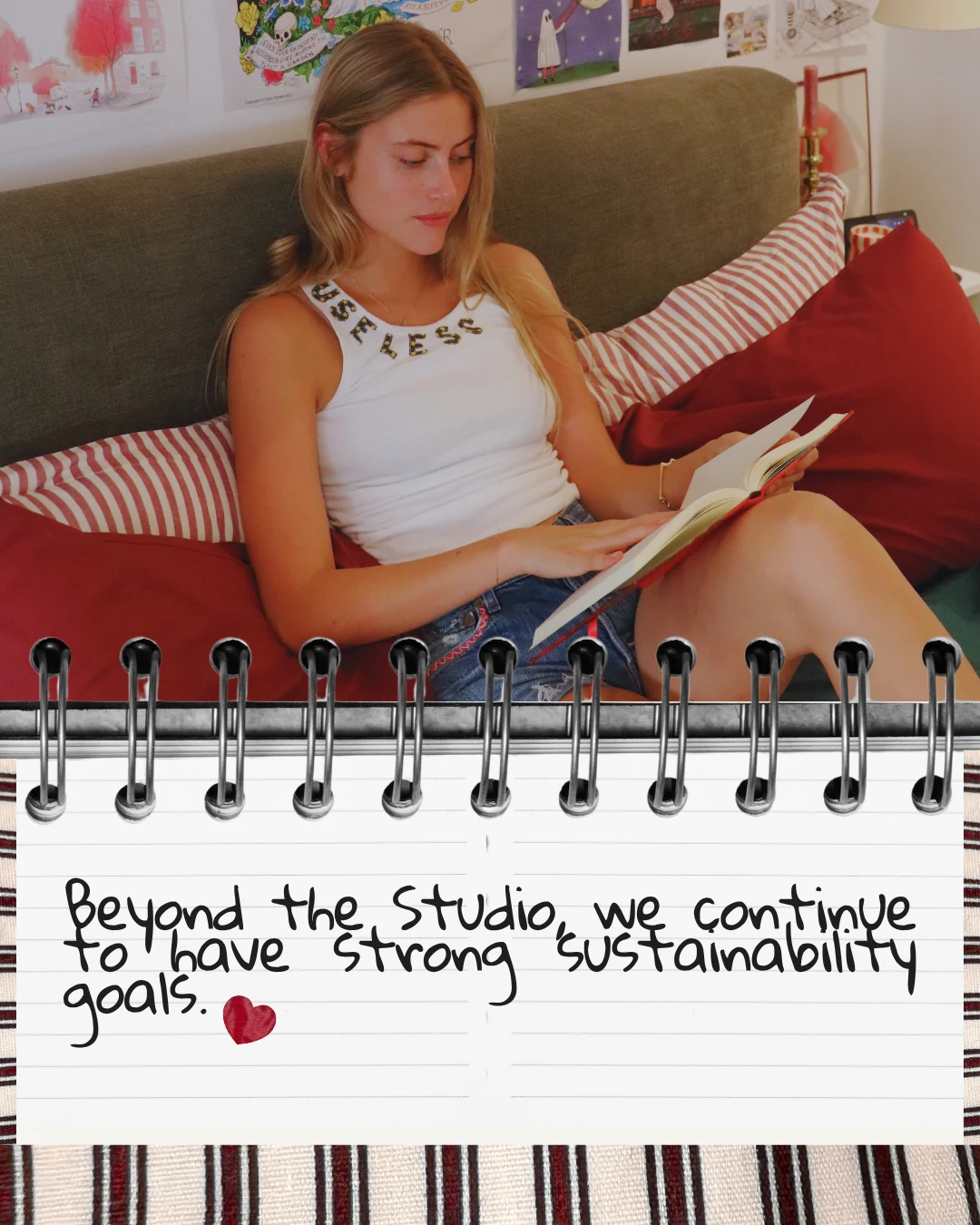 Beyond the Studio, we continue to have strong sustainability goals.
